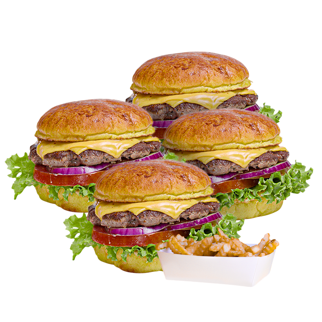 4 BURGER UP + 2 PAPAS